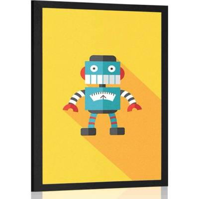 Plakát veselý robot - 40x60 no frame