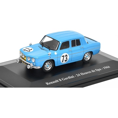 Eligor Renault 8 Gordini 73 24h de Spa 1966 časopis s modelem 1:43