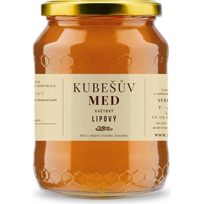 Kubešův med květový lipový 480 g