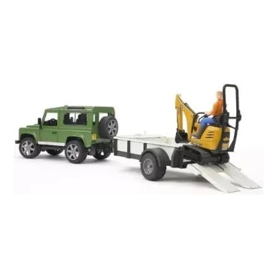 BRUDER Bruder: Land Rover Defender с ремарке - 60 см