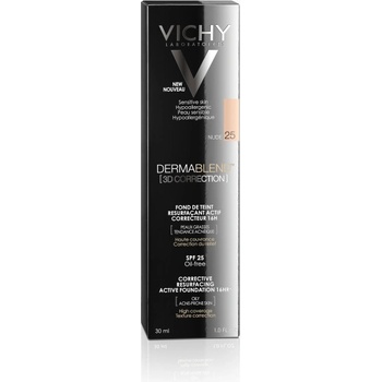 Vichy Korekční vyhladzujúci 3D make-up SPF25 16H Dermablend 3D Corection 25 Nude 30 ml