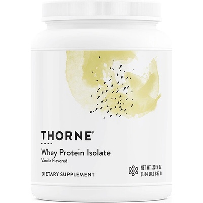 Thorne Суроватъчен протеин изолат 837 g прах с вкус на ванилия | Thorne (00568 (SP111) TR)