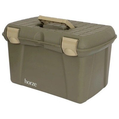 HORZE box na čištění pro koně tm.zelená
