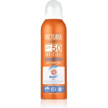 Victoria Beauty Invisible Face & Body Mist - Слънцезащитен спрей за лице и тяло SPF50, 150мл