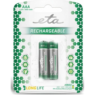 ETA AAA 950mAh 2ks R03CHARGE9502