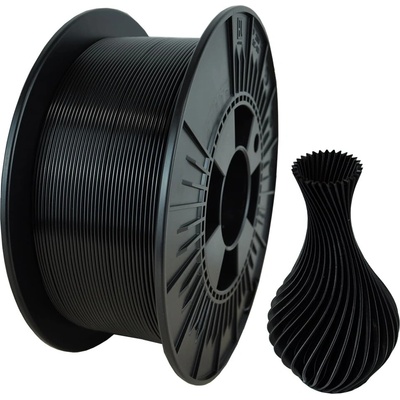 Gembird PETG, 1,75mm, 1kg, čierna