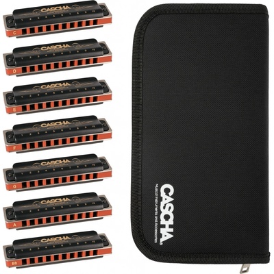 Cascha Professional Blues Harmonica Set