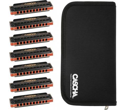 Cascha Professional Blues Harmonica Set