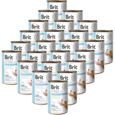 Brit Veterinary Diets GF Dog Obesity 24 x 400 g