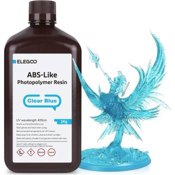 Elegoo ABS-like Resin 2KG, Clear Blue (50.103.0176)
