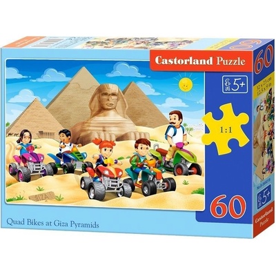 Castorland Quad Bikes at Giza Pyramids 60 dílků