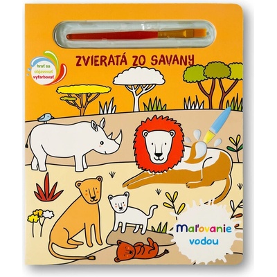 Maľovanie vodou Zvieratá zo savany
