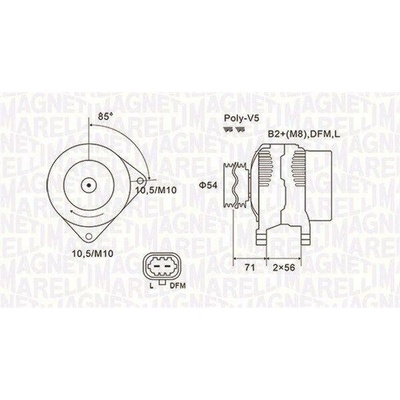 generátor MAGNETI MARELLI MQA1973