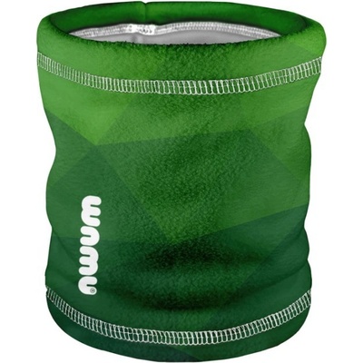 Dětský fleecový nákrčník Mozaika zelená – Zboží Dáma