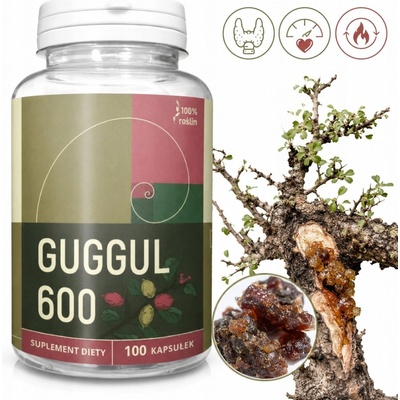 Guggul commiphora mukul 600 mg x 100 kapsúl