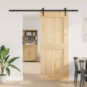 vidaXL Преплъзваща се врата NARVIK 95 x 210 см (213, 5 см) (3445345)