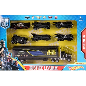 EmonaMall Детски метален комплект камион и 6 коли EmonaMall - Код W3396 (W3396-200271881-6952002718817)