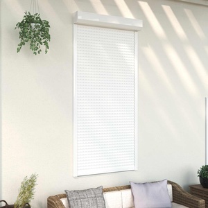 vidaXL Ролетна щора Бял 100 x 210 cm Алуминий и полиреутан (42047056)