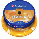 Verbatim DVD-R AZO 4.7GB 16X MATT SILVER SURFACE (25 PACK) (43522) - beep