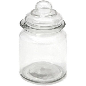 Jin bo yang HORECANO-Стъклен буркан с капак 270ml (HC-981412) G0020 (181151) (01981412)