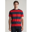 Gant tričko Bar Stripe SS T-Shirt červené