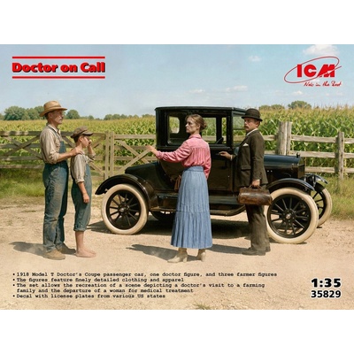 ICM Doctor on Call 1918 Model T & 4 fig. 1:35