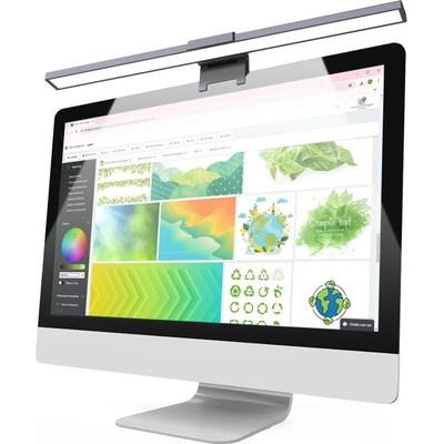 TECHLY I-LAMP-DSK11 5W Тъчкаща Димируема LED Светлина за Монитор (I-LAMP-DSK11)