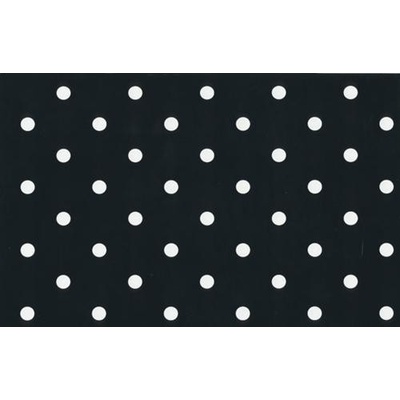 GEKKOFIX 12598 Samolepiace fólie bodky čierne metráž šírka 45cm návin 15m