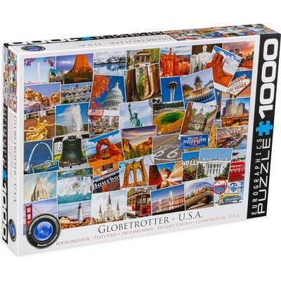 EUROGRAPHICS Пъзел Eurographics от 1000 части - Пътешественик на Америка (EG60000750)