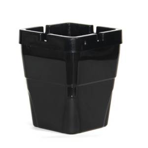 Horecano HORECANO-Ветроустойчив пластмасов пепелник квадрат негорим 8x8xh10cm (0133387)