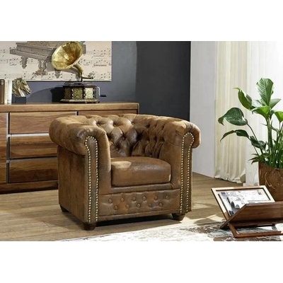 ASKOnt Chesterfield Oxford 1M Brown