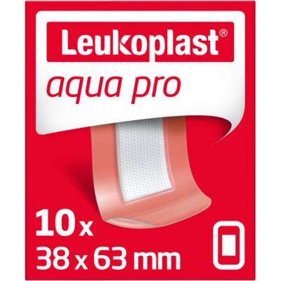 LEUKOPLAST AQUA PRO náplasť na rany, vodeodolná, 38 x 63 mm (inov.2020/2021) 10 ks