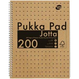 Pukka Pad Спирална тетрадка, А4, с правила, 100 листа, PUKKA PAD "Jotta Kraft" 9565-KRA (9565-KRA)