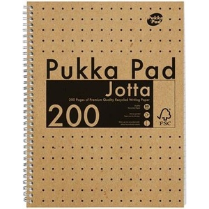 Pukka Pad Спирална тетрадка, А4, с правила, 100 листа, PUKKA PAD "Jotta Kraft" 9565-KRA (9565-KRA)
