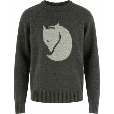 FJÄLLRÄVEN Fjällräven Logo Knit Sweater M Deep Forest