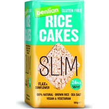 Benlian Rice cakes slim rýžové chlebíčky len a slunečnice 100 g