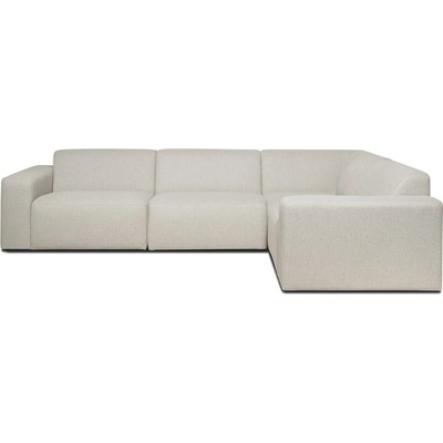 Scandic Бежово-кремав ъглов диван (десен ъгъл) Roxy - Scandic (Roxy 3+90+1,5 8 beige)