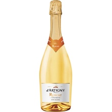 D´Artigny Muscat Cuvée Prestige - nealkoholické víno polosuché 2025 0,75 l (čistá fľaša)