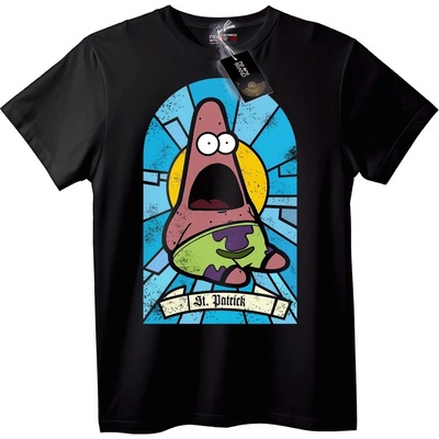 NOONEBRAND Тениска St. Patrick Звезда - 2XL, White