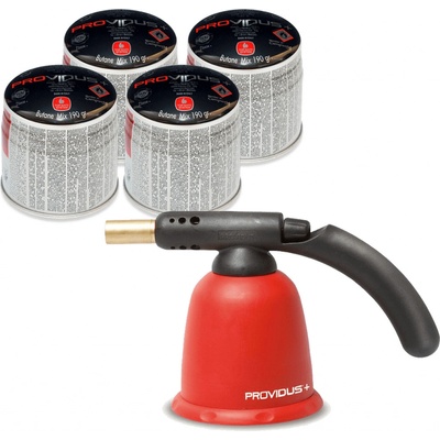 Providus Horák/1200°C ABS + 4 x kartuša prepich. topSAFE system 190g PG900KIT4