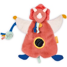 Doudou et Compagnie Plyšový maňásek dinosaurus Lou 25 cm