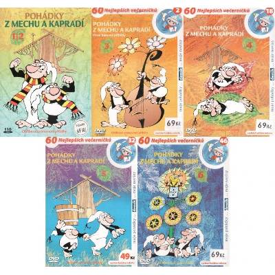 DM discont Pohádky z mechu a kapradí 1-6 - kolekce - 5DVD (003590)