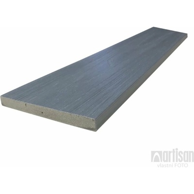 WPC dřevoplastové plotovky Dřevoplus Profi rovné 15x138x1800 - Grey (šedá)