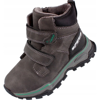 Linshi dětské kozačky nubuk šedé