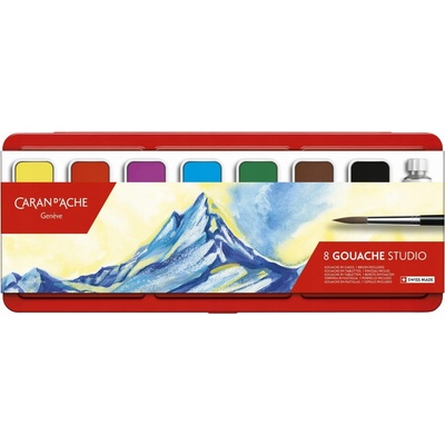 Caran d´Ache Gouache studio, sada kvašových barev, 16 ks – Sleviste.cz