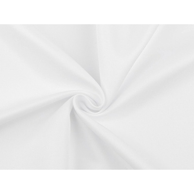 Ubrusovina v keprové vazbě, střední, 12 (205 - 210 g/m²) bílá