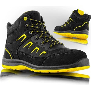 VM Footwear Vm footwear rhodos 2020-s3esd / Предпазни обувки до глезена s3 esd - черно/жълто 45 (2020-s3esd-45)