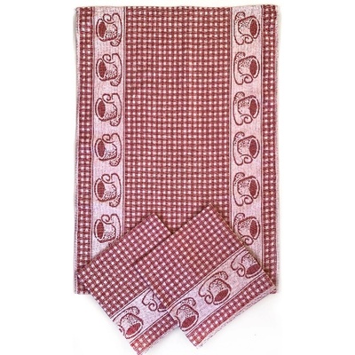 SVITAP ŠÁLKA 50x70 cm 3ks ČERVENÁ