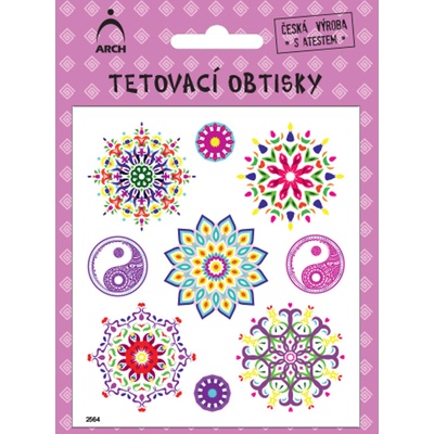 Arch Tetovací obtisky Mandaly 01