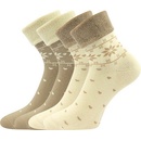 Lonka dámské teplé ponožky 2 páry Frotana angora